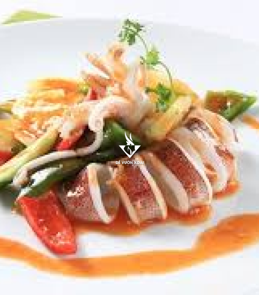MỰC ỐNG XÀO SA TẾ