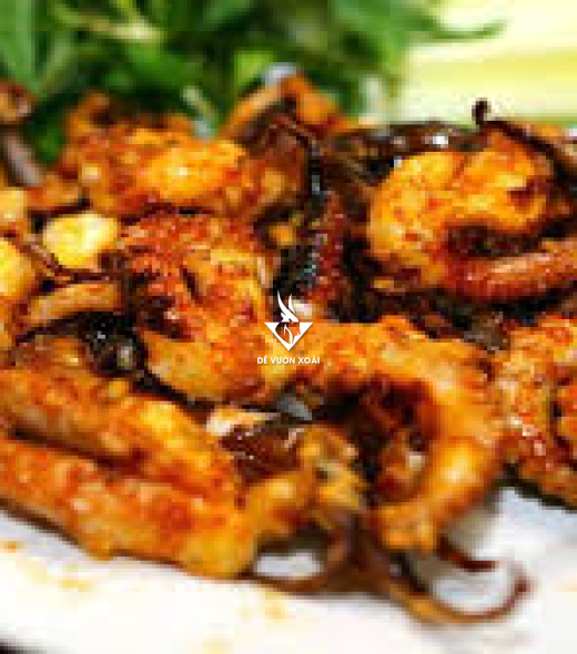 BẠCH TUỘC NƯỚNG MUỐI ỚT