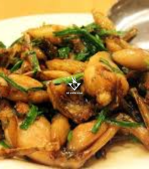 ẾCH XÀO LÁ LỐT