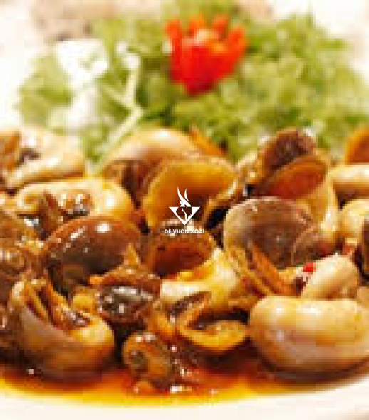 ỐC MỠ CHÁY BƠ TỎI