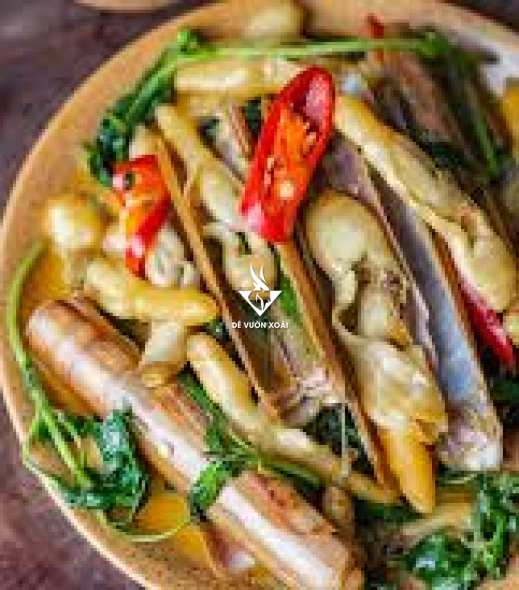 ỐC MÓNG TAY XÀO LÁ QUẾ