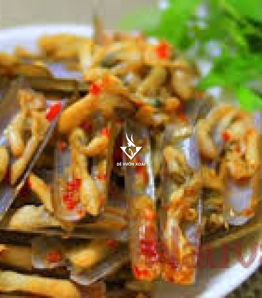 ỐC MÓNG TAY XÀO SẢ ỚT