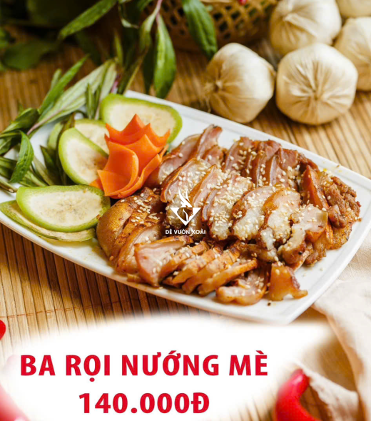 BA RỌI NƯỚNG MÈ